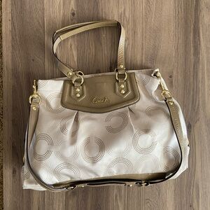 Coach Ashley Op Art Carryall Shoulder Bag F20049
